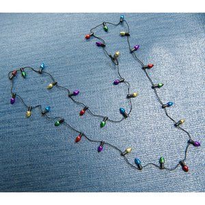 Christmas Tree Lights Necklace